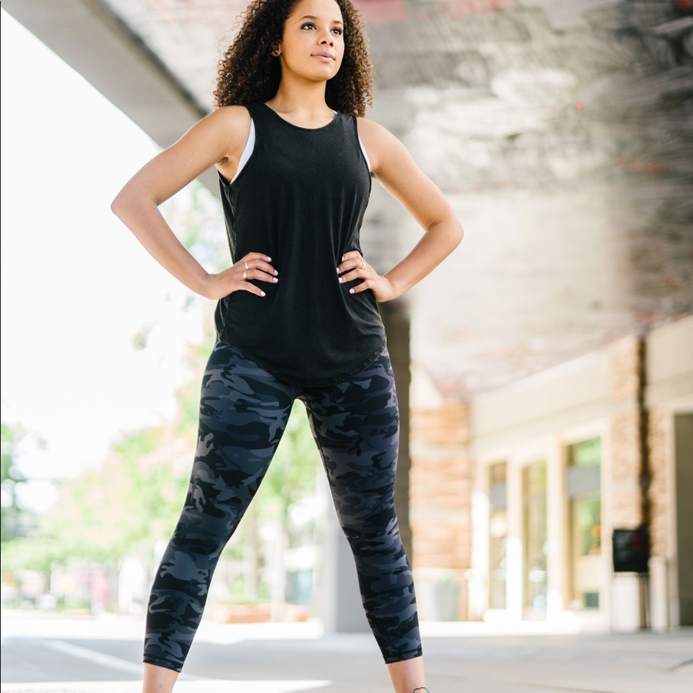Zyia Evening Camo Soft n Snug Mid-Rise 7/8 24